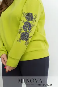 Костюм 2497-салатовый-графит Minova