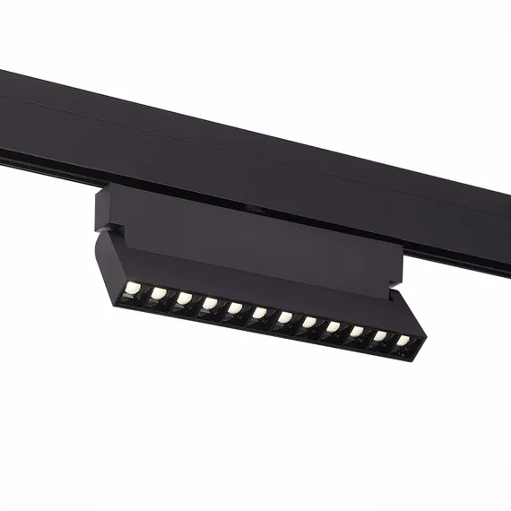 ST362.446.12 Магнитный трековый светильник Черный LED 1*12W 4000K 1 009Lm Ra>90 36° IP20 L219xW22xH1 СКАЙЛАЙН 48V