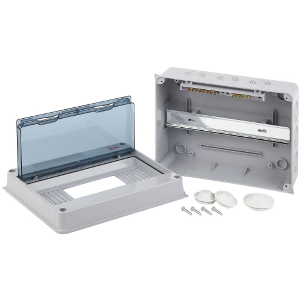 Корпус пластиковый навесной ЭРА SIMPLE КМПн-12 IP65 серый