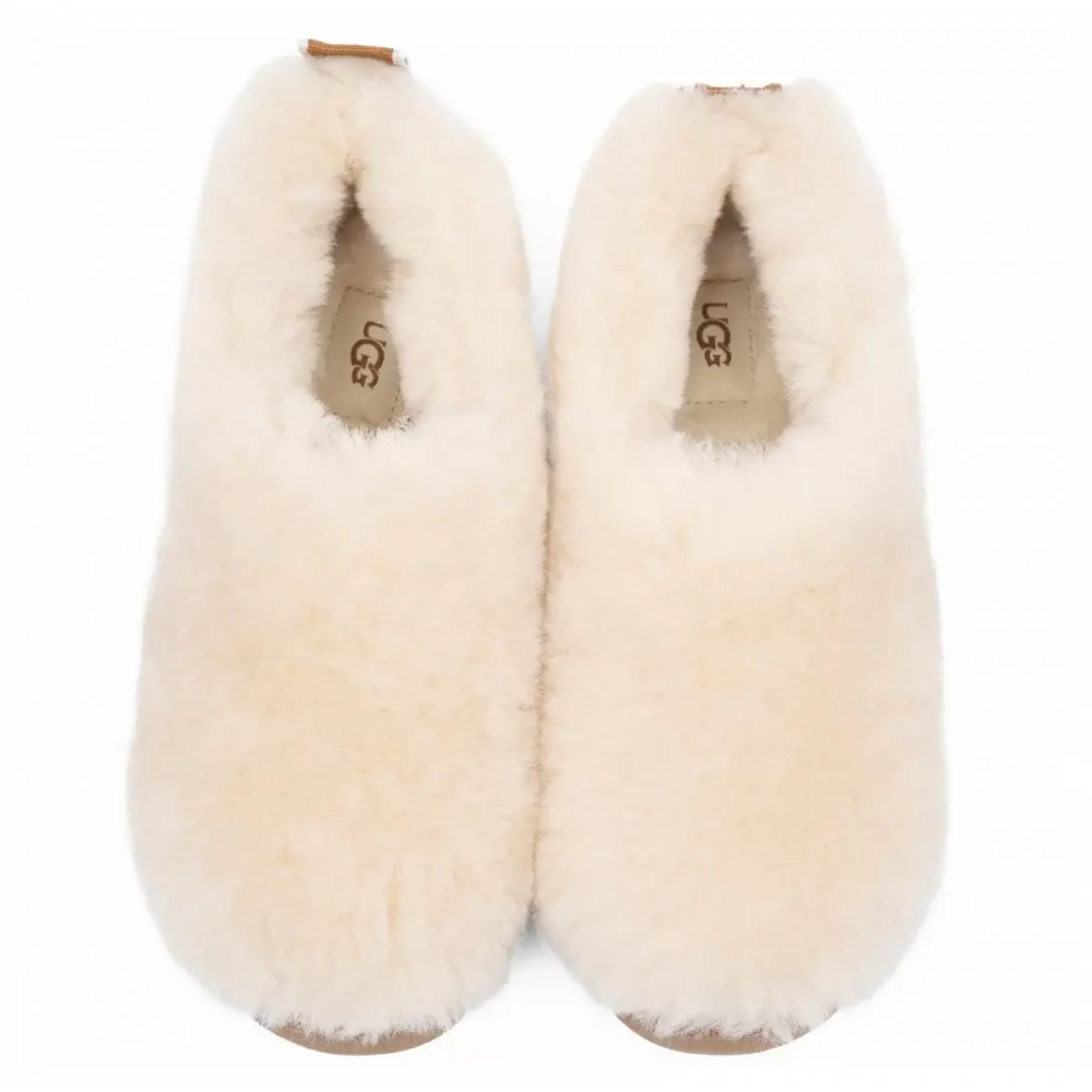 UGG Hailey Fluff Slippers Natural