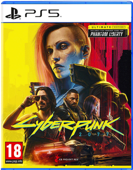 Cyberpunk 2077: Ultimate Edition (Phantom Liberty) (диск для PS5, полностью на русском языке)
