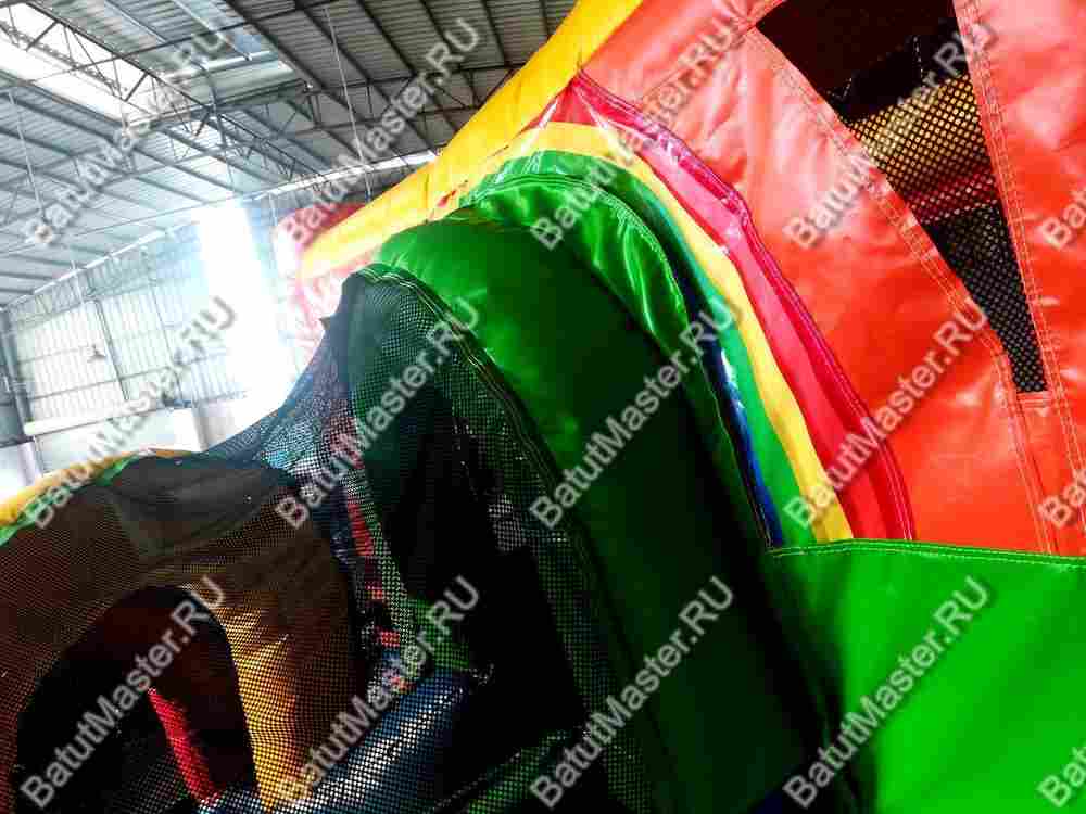 Детский надувной батут "Мир радости" 3,5*3*2,2 м