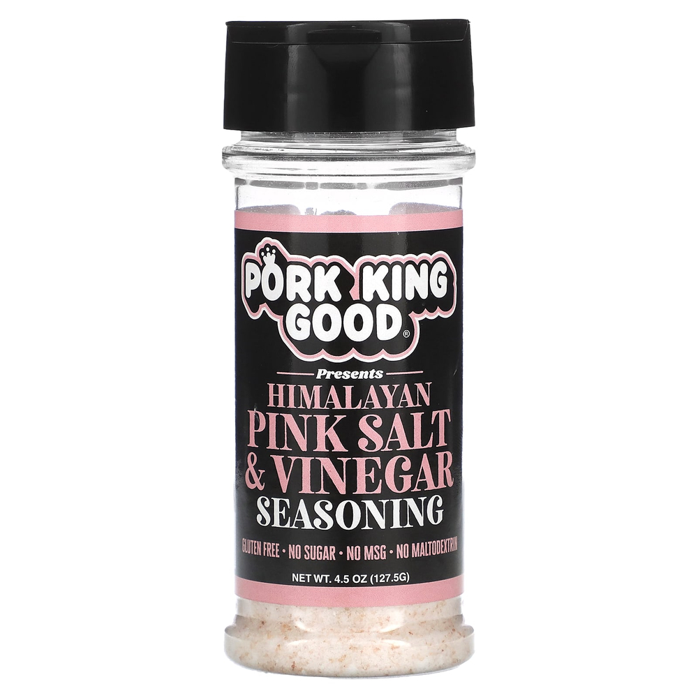 Pork King Good, Гималайская розовая соль и уксус, 127,5 г (4,5 унции)