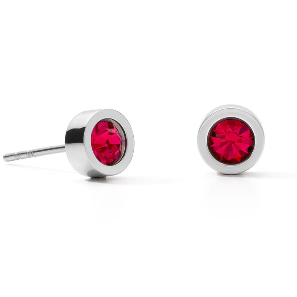 Серьги Silver Red Coeur de Lion