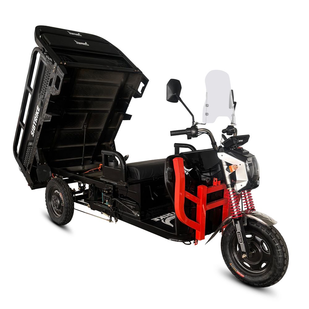 Грузовой электрический трицикл WHITE SIBERIA SIBTRIKE CARGO 1.5 1500W (60V/48Ah) фото №1