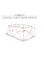 Палатка для зимней рыбалки HIGASHI Double Pyramid