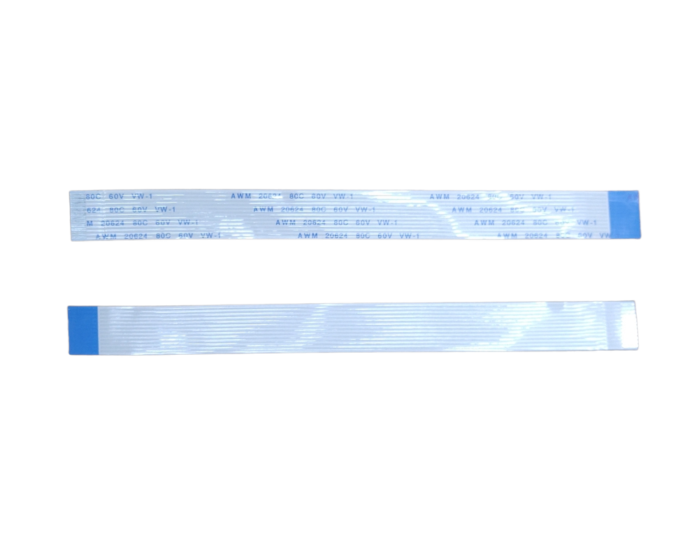 Шлейф FFC 12-pin Шаг 1.0mm Длина 15cm Обратный A-B AWM 20624 80C 60V VW-1