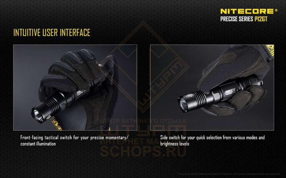 Фонарь Nitecore P12GT