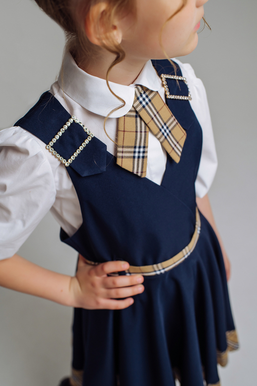 Галстук для девочки "Галочка" 