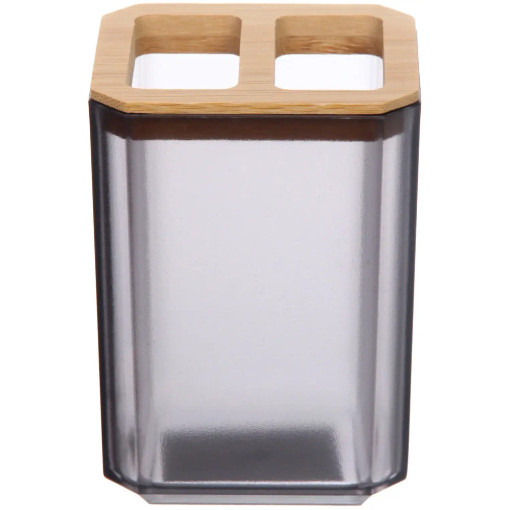 Подставка для зубных щеток «Квадро» серая