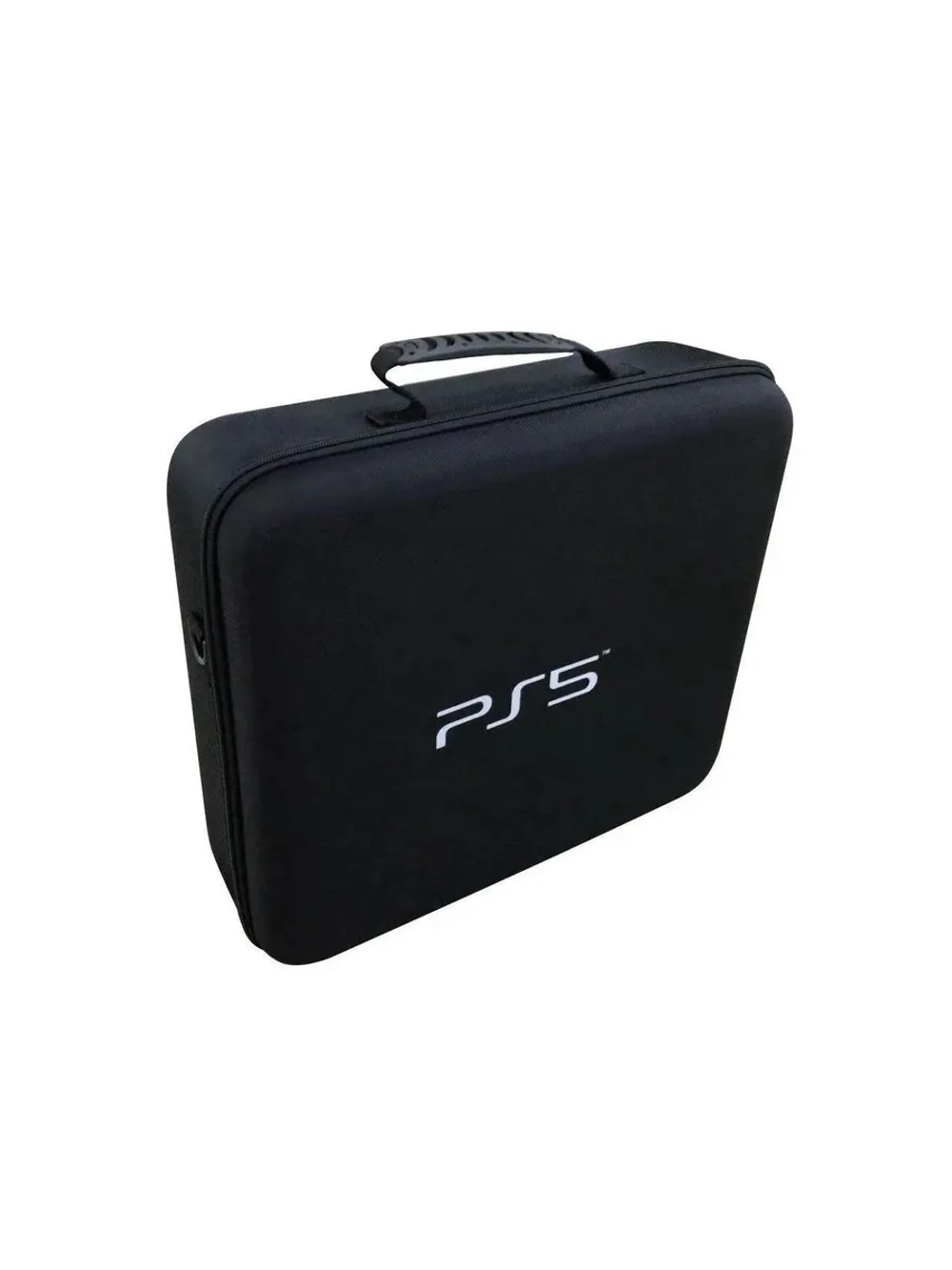 Сумка для Ps5 черная, искусственная замша: для Playstation 5