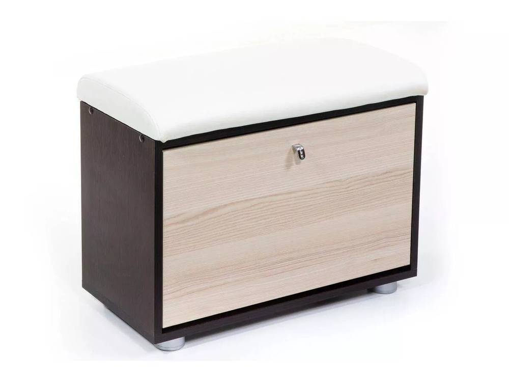 Обувница МС-1 венге/ясень шимо светлый/милк