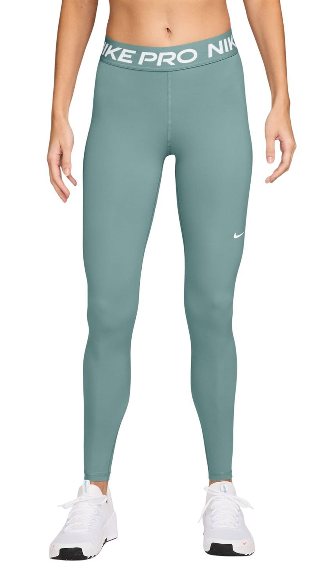Леггинсы Nike Pro 365 Tights - cannon/white