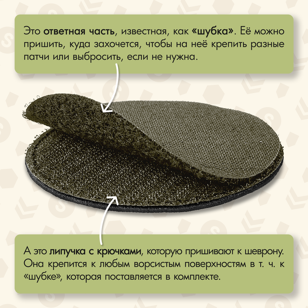 Нашивка на одежду, патч, шеврон на липучке "Никогда не доверяй уточке" 8,5х8,5 см