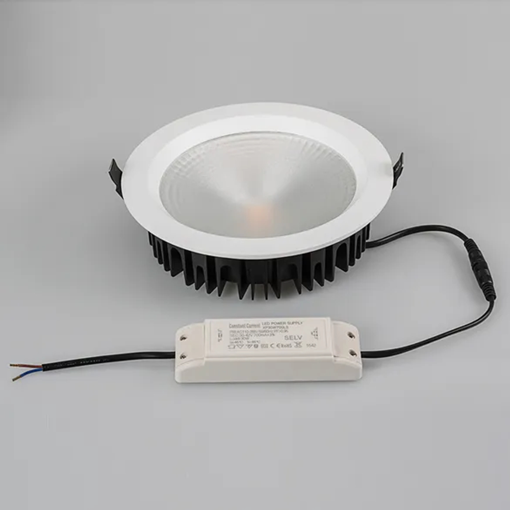 Светодиодный светильник LTD-220WH-FROST-30W Day White 110deg (Arlight, IP44 Металл, 3 года) 021498
