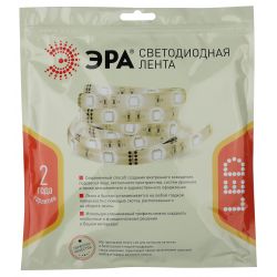 Светодиодная лента ЭРА LS5050-14,4-60-24-65-2700К-5m теплый белый | Светодиодные ленты 24В 2 год