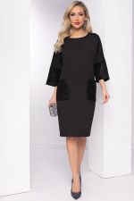 Платье "Кайла" (блэк) П8075 LT Collection