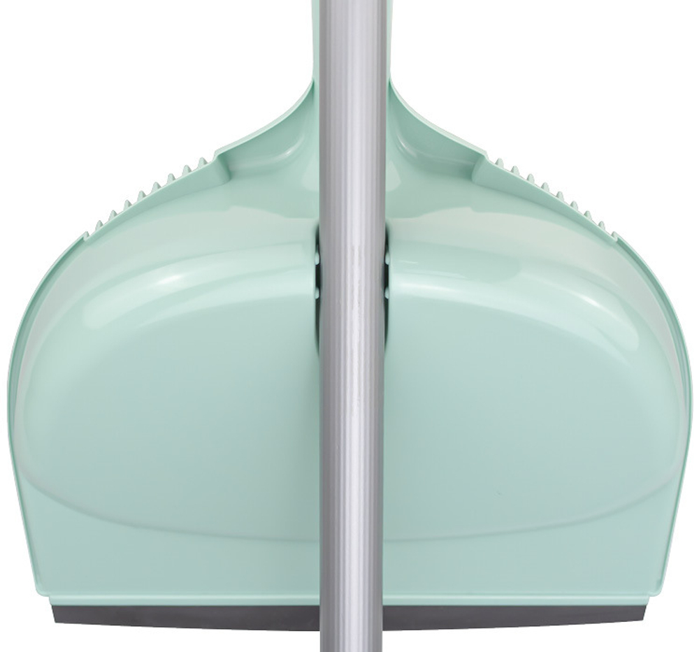 Щетка-сметка с совком ДУЭТ прорезиненная рукоятка М5176