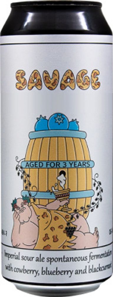 Пиво Годбирг Саваж / Godbeerg Savage 0.5 - банка