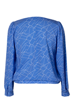 Блузка женская 4204ЛПА, графика #176Грж094204ЛПА