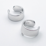 Кафф с родиевым покрытием, размер 12 мм, цена за 1 шт