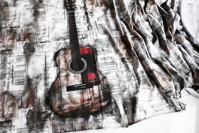 КЛАССИЧЕСКАЯ ГИТАРА - Кулирка с лайкрой, компакт пенье (ДЖ66 Маша) (к0 высота 75см, обрезан сверху)