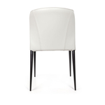 Стул Albert, кожа белый