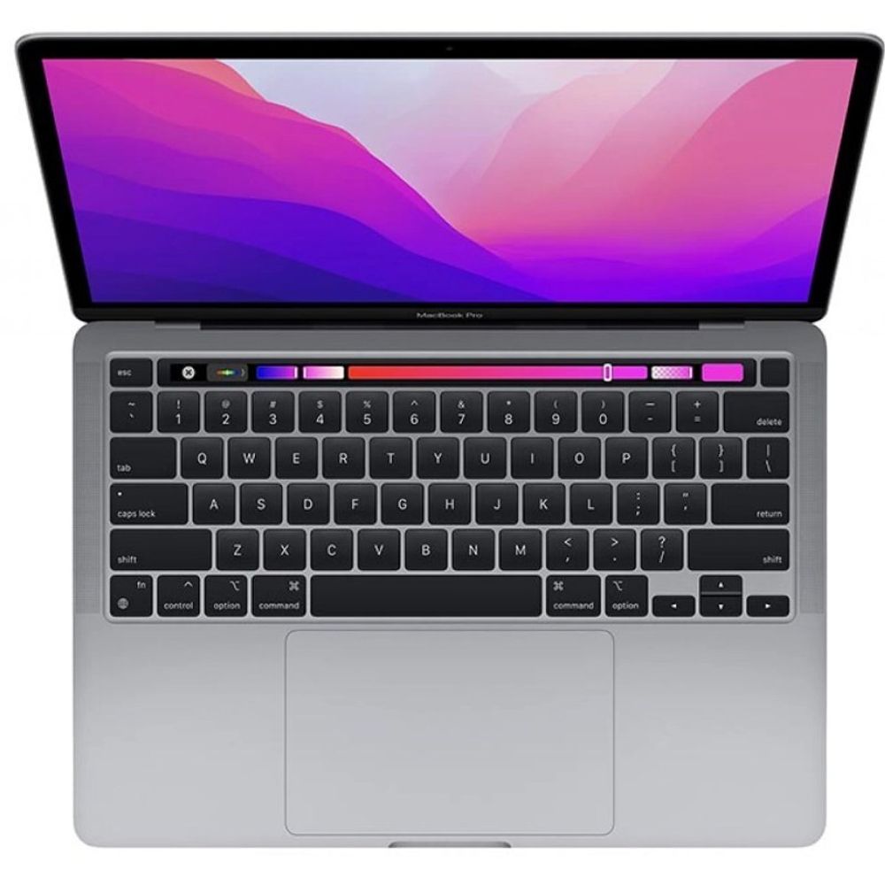 Ноутбук Apple MacBook Pro (2022) English KB - 13.3&amp;quot;, 2560x1600, Touch Bar, M-Series M2 (8-core), On board DDR4 8GB, SSD 512GB, Integrated 10-core GPU, Серый космос, macOS, MNEJ3ZE/A