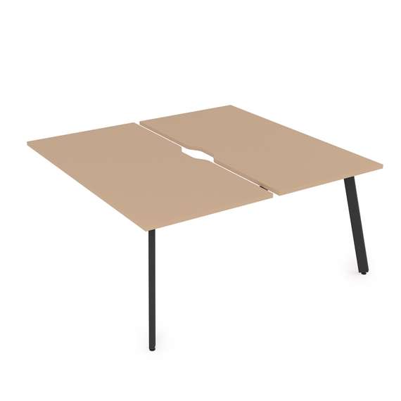 10БДКВ.278 Стол системы БЕНЧ, сдвоенный, на 2 рабочих места - конечный (1200*1435*750)