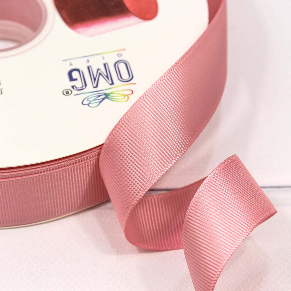 Лента Репсовая 2,5см х 110м (Розовый)