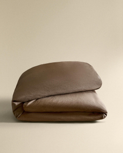 Пододеяльник Zara Home сатин, хлопок 100%, однотонный, 6173/088