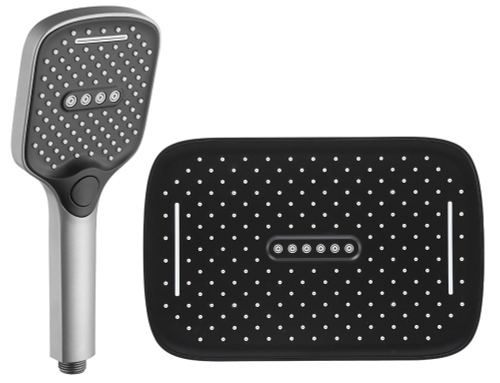 HT3020-3  Набор леек (троп.+ручная, ГРАФИТ) HANSEN (40/1шт)