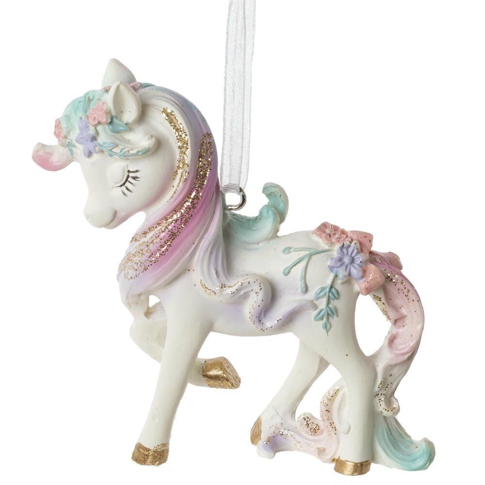 GAEM Фигурка декоративная подвесная "Лошадка", L7,5 W2 H8 см