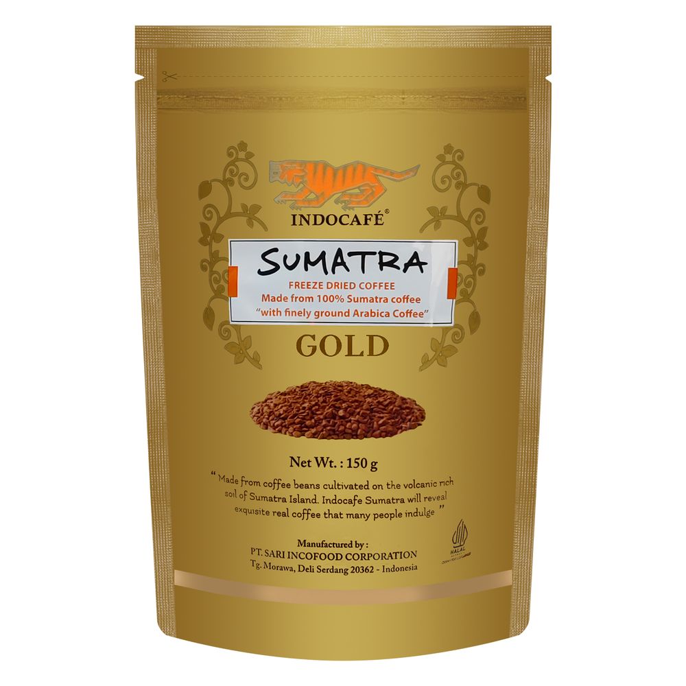 Кофе растворимый Sumatra Gold Indocafe в мягкой упаковке