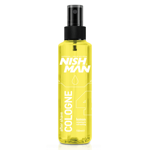 NISHMAN 04 AFTERSHAVE COLOGNE LEMON - Одеколон после бритья лосьон 150 МЛ