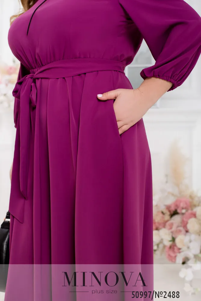 Платье 2488-фуксия Minova