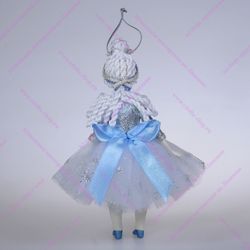 Ёлочная игрушка Девочка-Снежинка