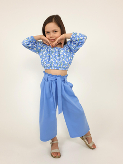 02-95-3 Комплект для девочки (футболка и брюки)