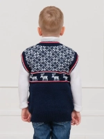 Жилет вязаный