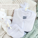 Велюровый чепчик Mjölk White Sand