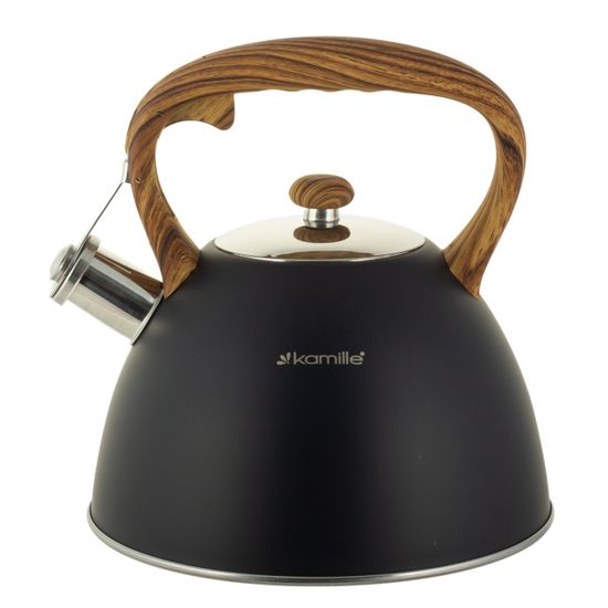 Чайник 3 л. из нержавеющей стали со свистком Kamille KM 0854