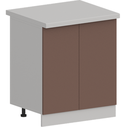 Кухня Модуль ШН 700 Графит / Пудрово-розовый