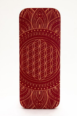 Доска садху Ом на мандале медные гвозди