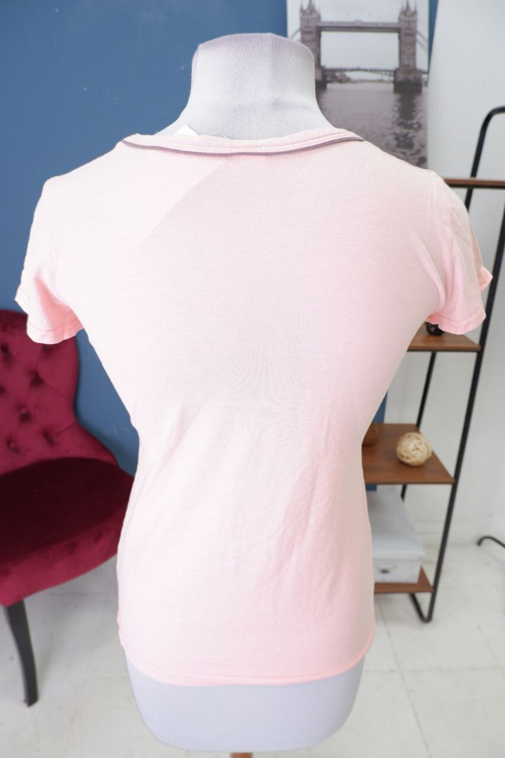 Футболка нежно-розовая 44 размер