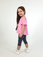 02-124-6 Комплект для девочки (джемпер+ лосины)