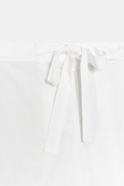 ZARA БРЮКИ-БАЛЛОНЫ — ZW COLLECTION, БЕЛЫЙ