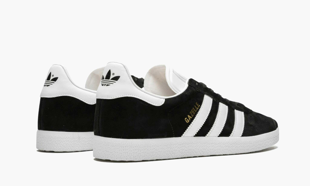 Adidas Gazelle "Core Black Cloud White Gold"
