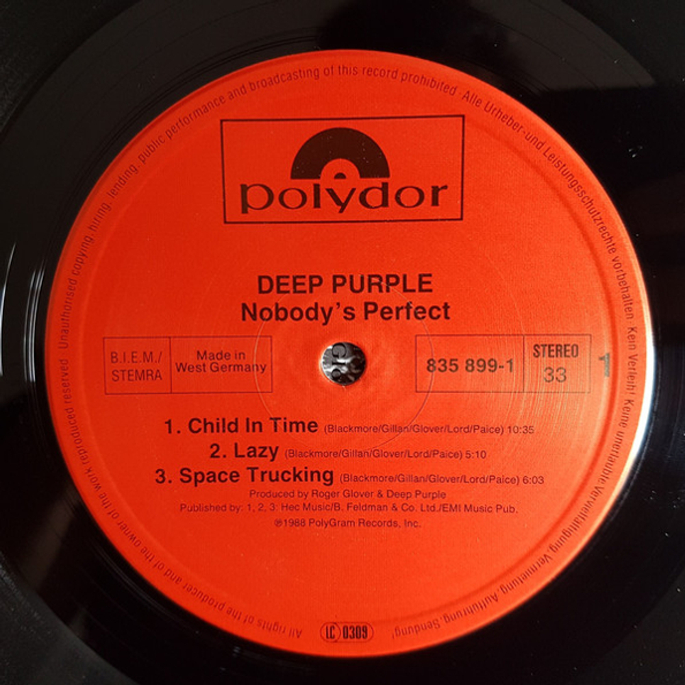 Deep Purple / Nobody's Perfect (2LP)