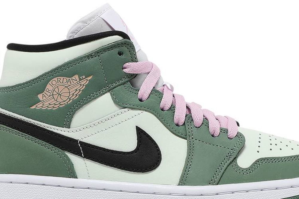 Кроссовки Jordan Air Jordan 1 Mid Se "Dutch Green" (Женская размерная сетка)