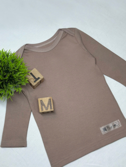 Футболка с длинным рукавом Тауп Грей